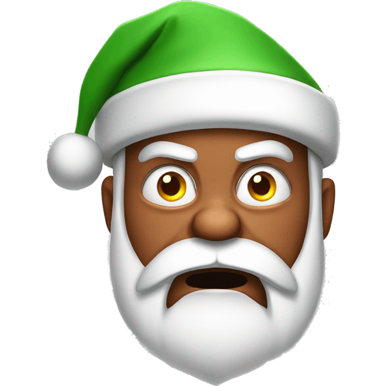 angry Santa  emoji