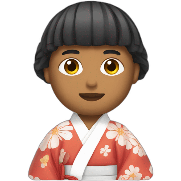 Mbappé with Kimono emoji