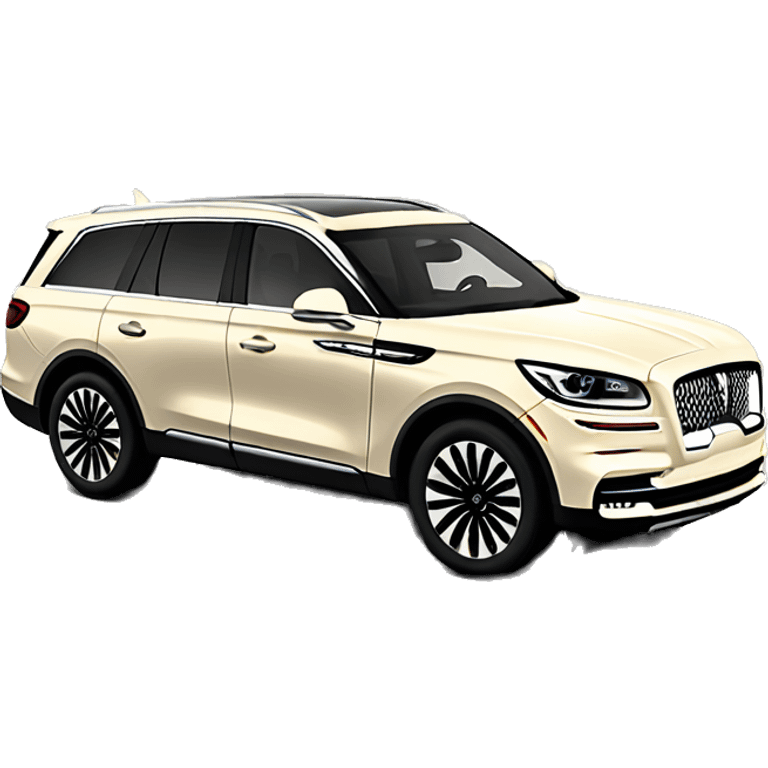 Cream colored Lincoln aviator  emoji