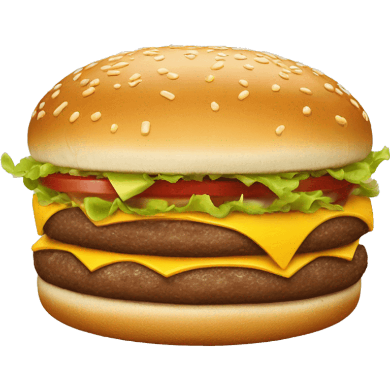 McDonald’s burger emoji