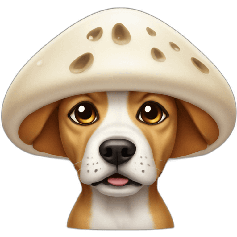 crying mushroom-dog emoji