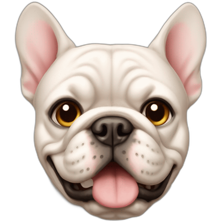 Dog bouledogue emoji