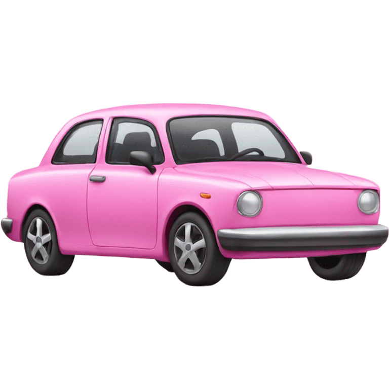 pink car emoji