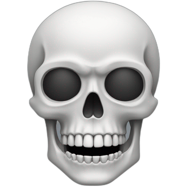 Computer engineer skull emoji