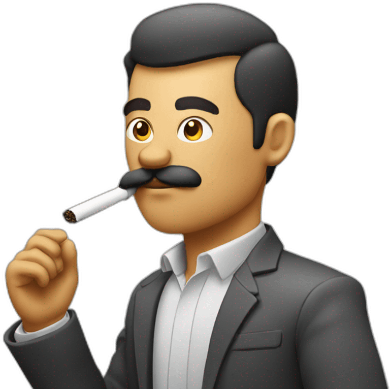 Hombre Vapeando emoji