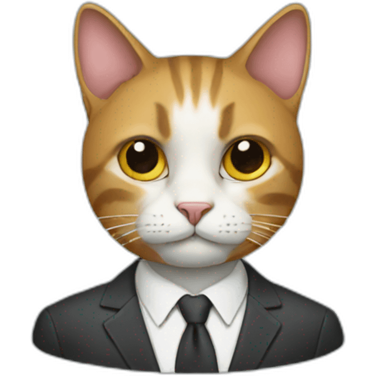 cat in a suit emoji