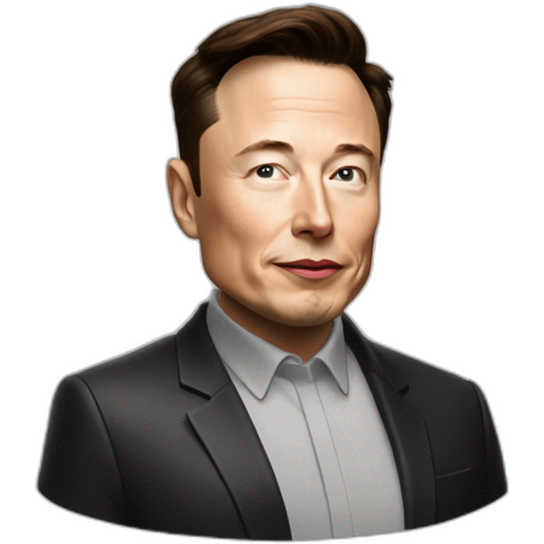 elon musk zeigt daumen emoji