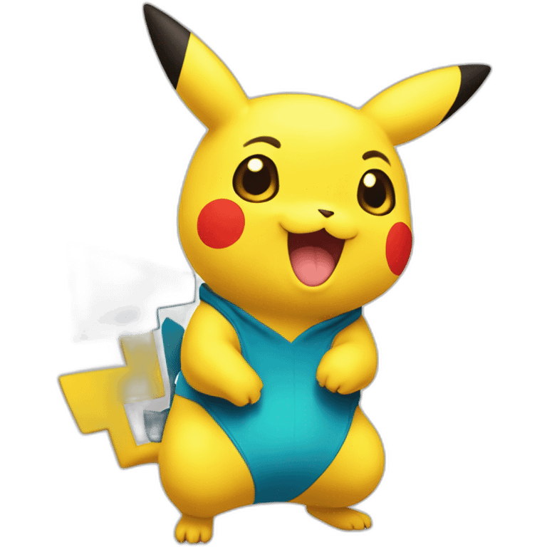 Pikatchu qui boit emoji