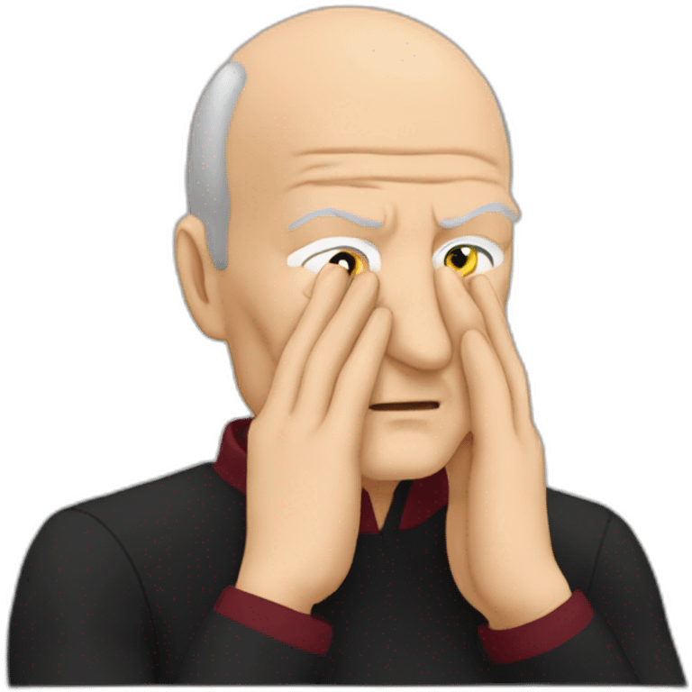 picard many facepalms emoji