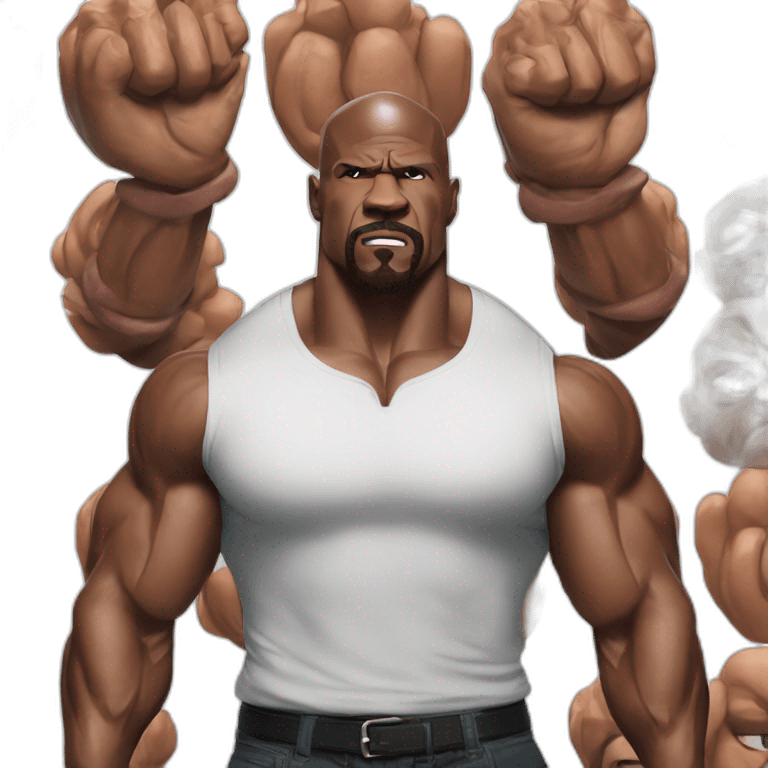 Terry crews serious muscles emoji