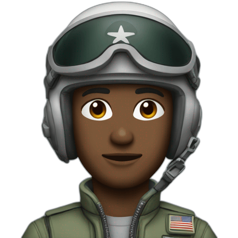 fighter jet pilot emoji