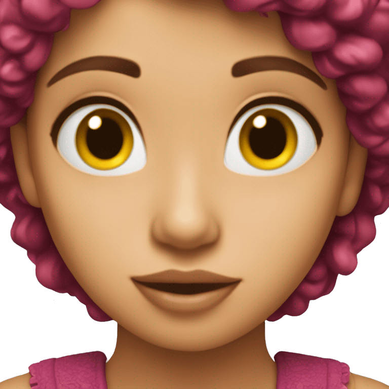 Una chica enamorada  emoji