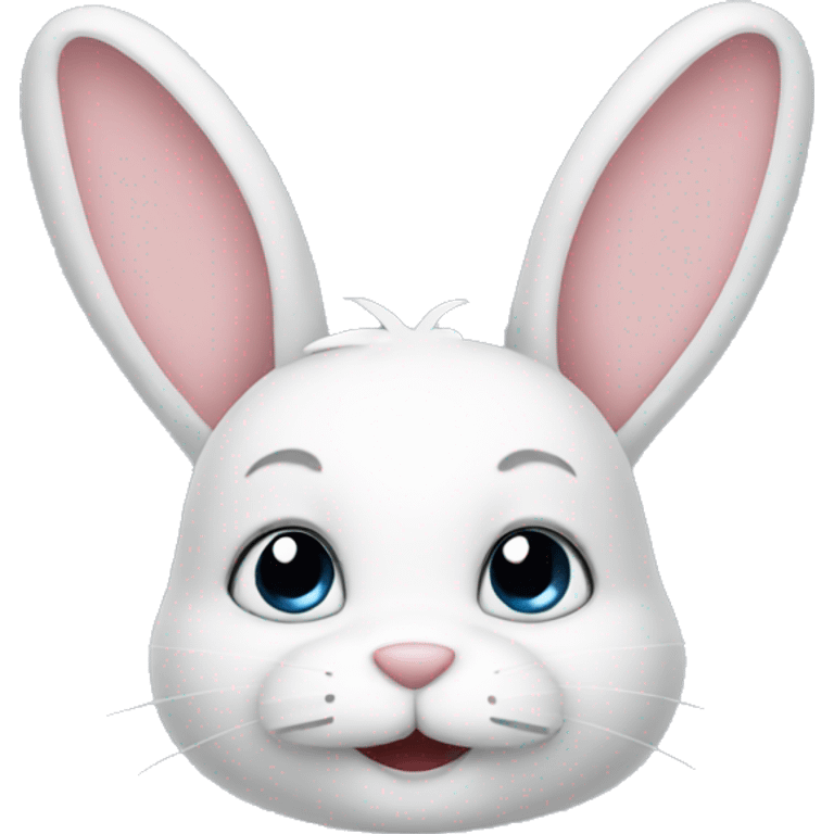 A cute bunny emoji