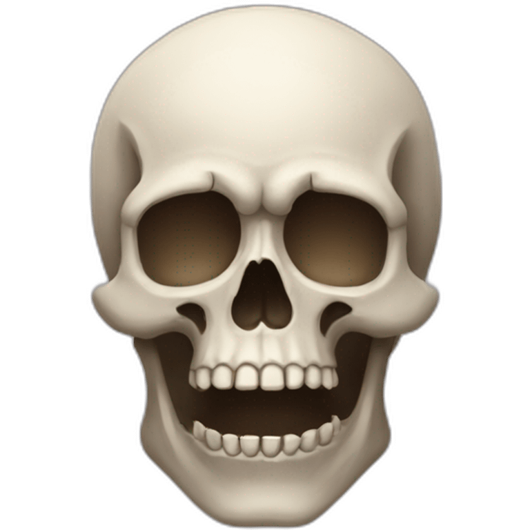 A SLEEPY SKULL emoji