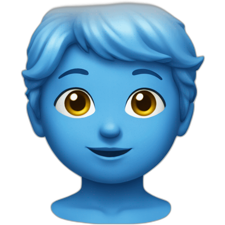 Child blue potty emoji