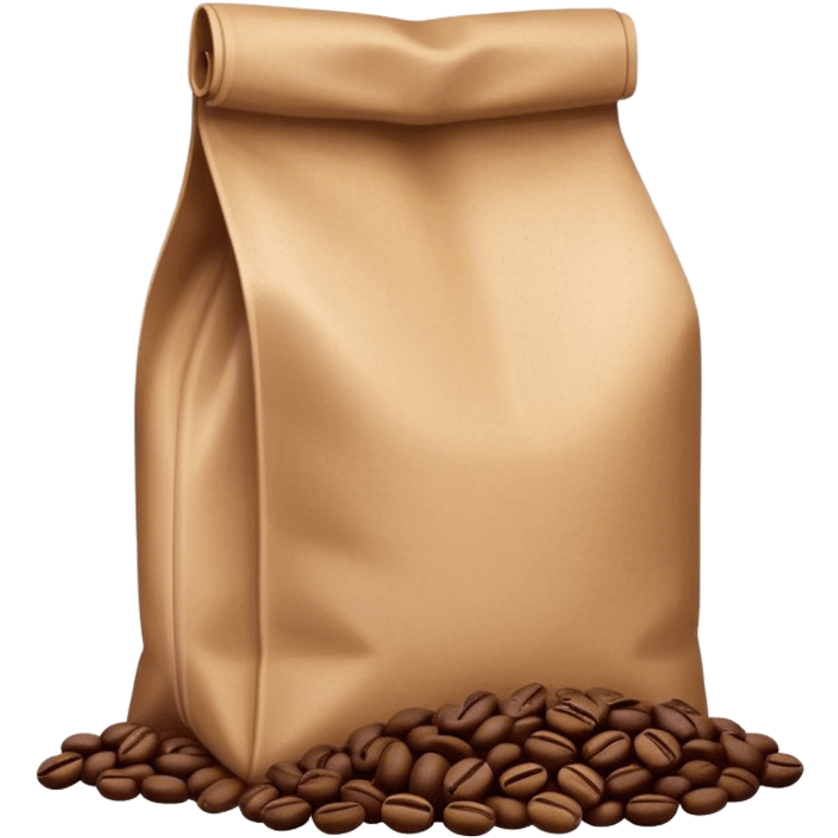 bag of coffee beans emoji