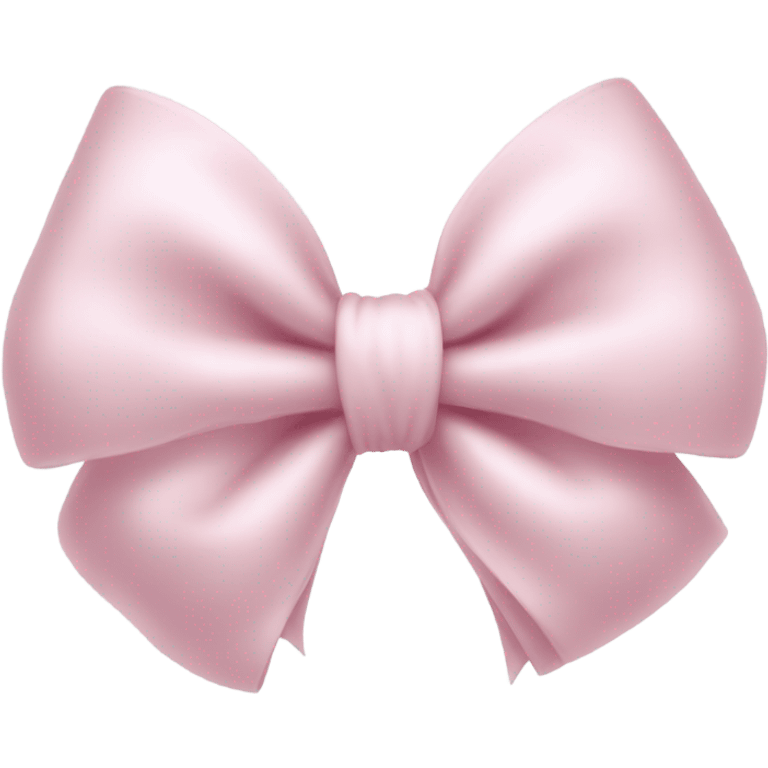 Baby pink thrilled bow emoji