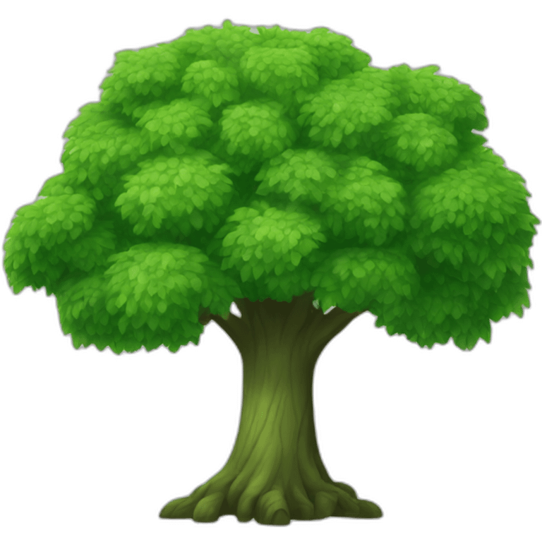 Green tree emoji