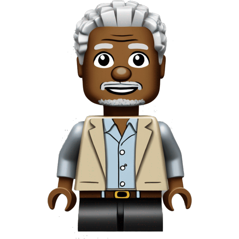 MORGAN FREEMAN lego full body emoji