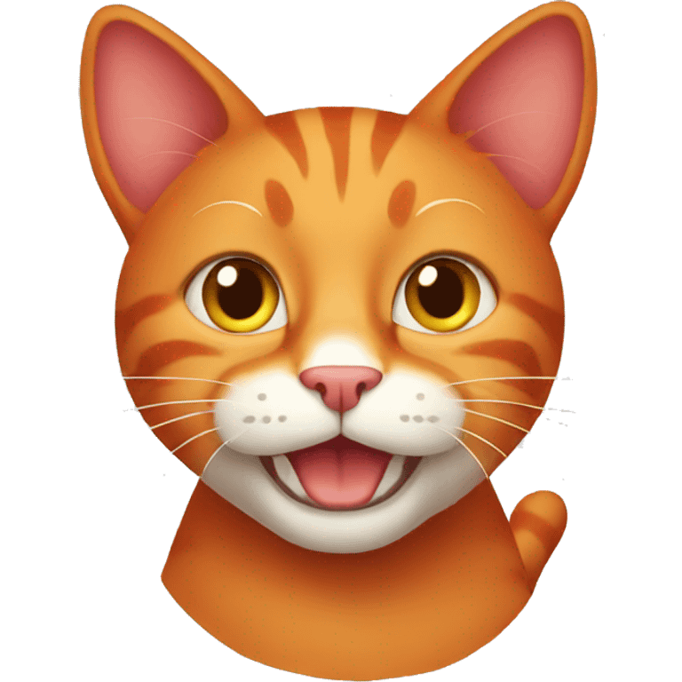   red cat emoji