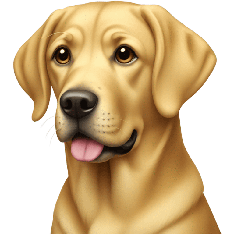 Gold Labrador emoji