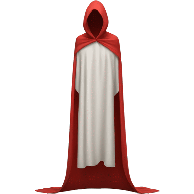 faceless mannequin flapping red cape emoji