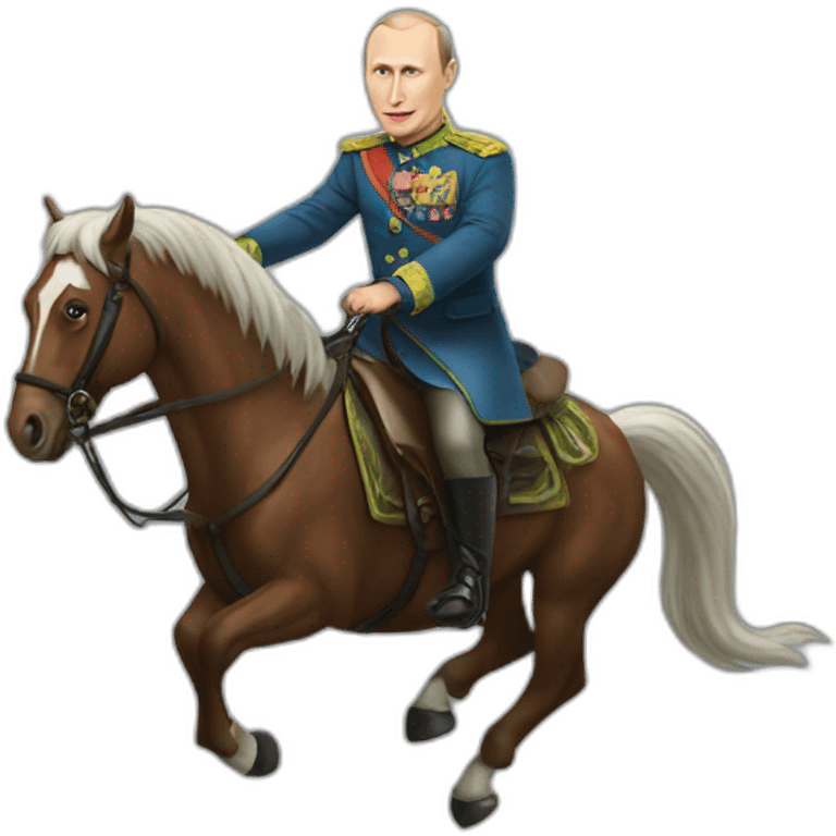 Putin-riding-zelenskiy emoji