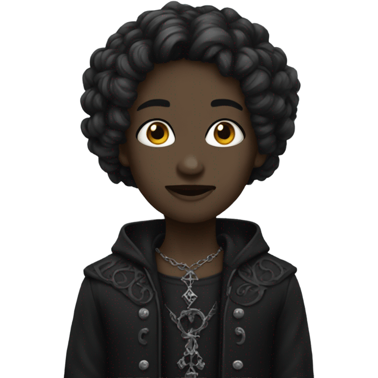 Gothic black emoji