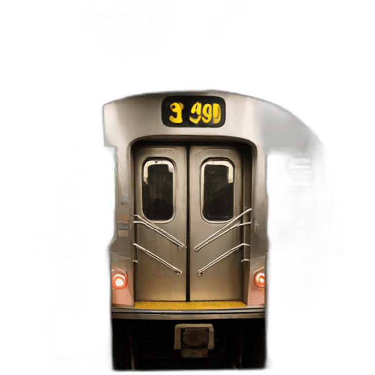 1 train nyc subway  emoji