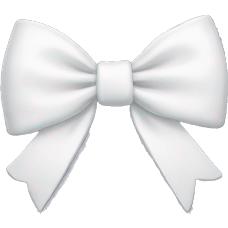 white bow  emoji