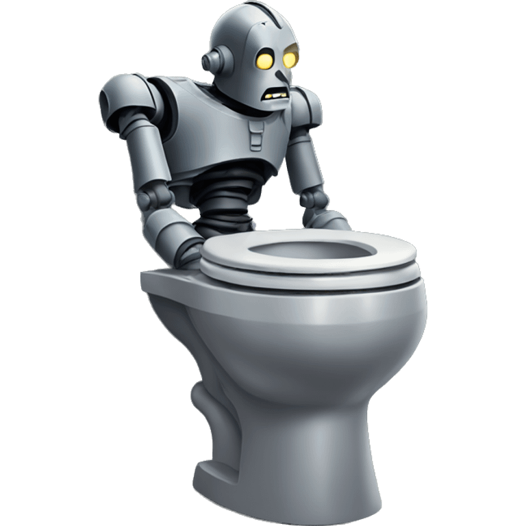 iron giant on the toilet emoji