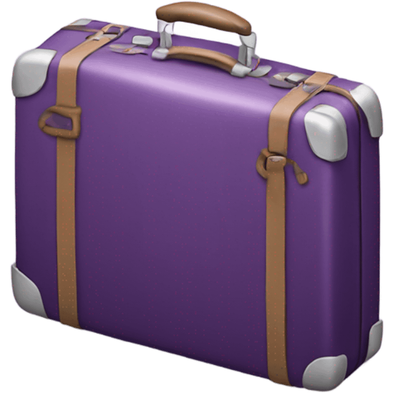 purple suitcase emoji