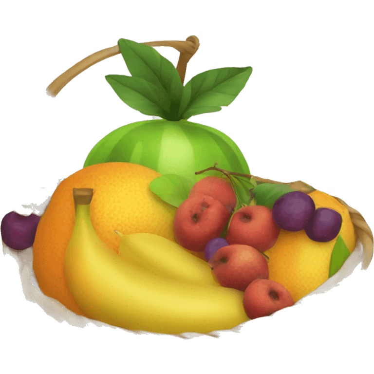 Fruit basket  emoji