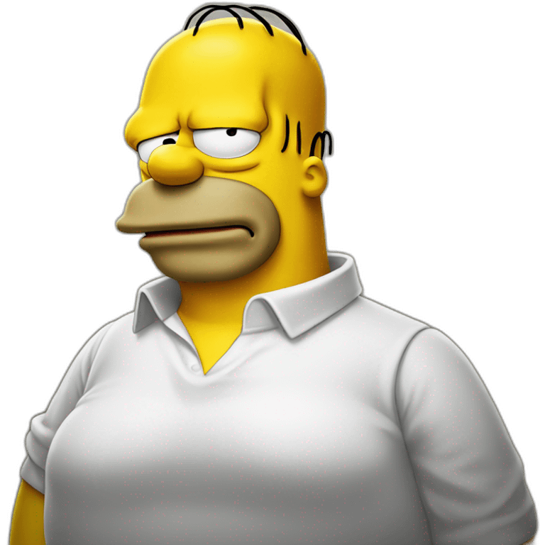 homer simpson fat emoji