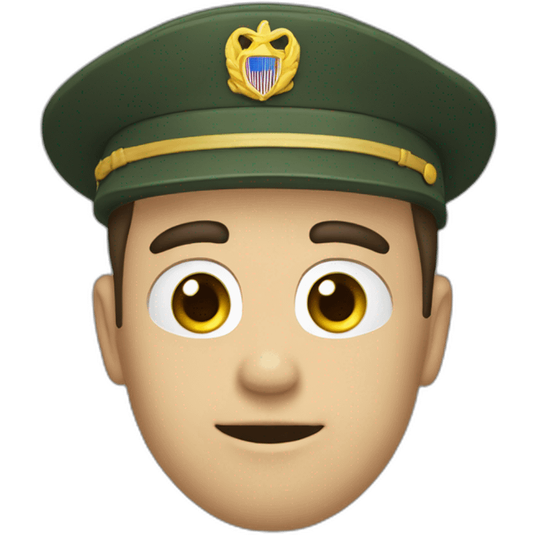 Une emoji qui pleure avec une salutation militaire emoji