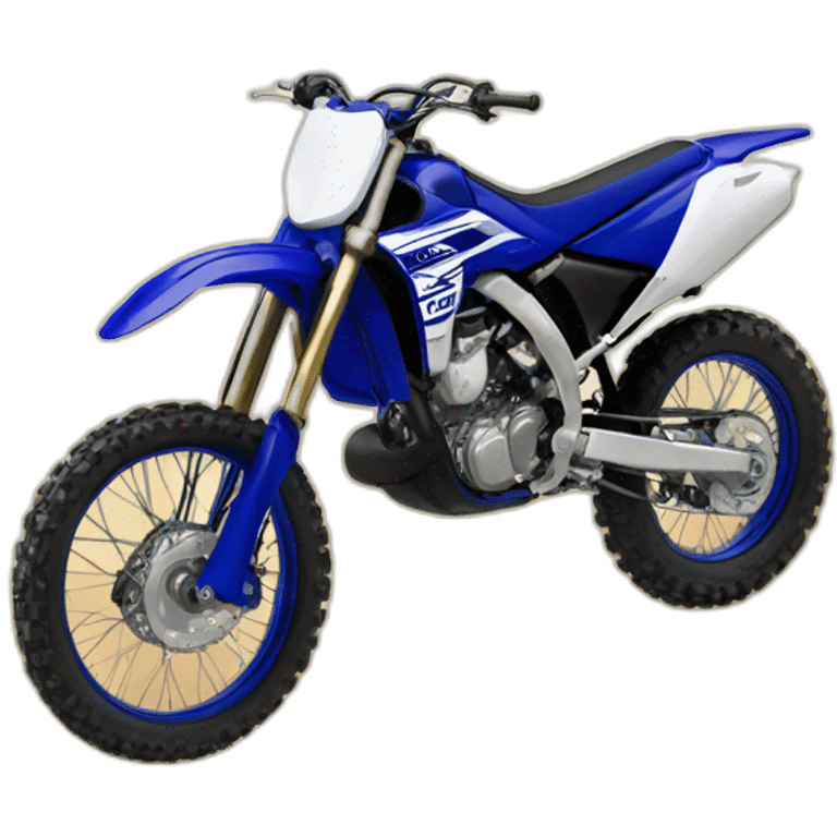 Yamaha Dirt bike wheeling emoji