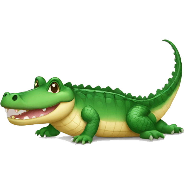 crocodile cute little baby emoji