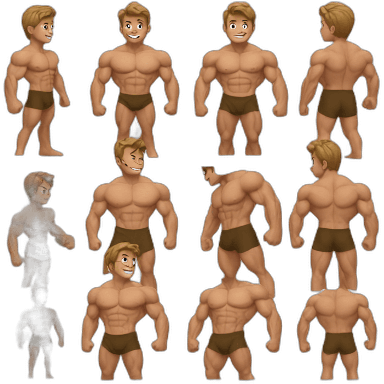 bodybuilder boy emoji