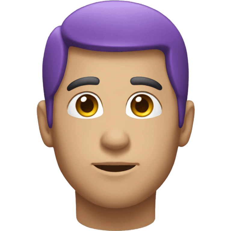 Purple lift emoji