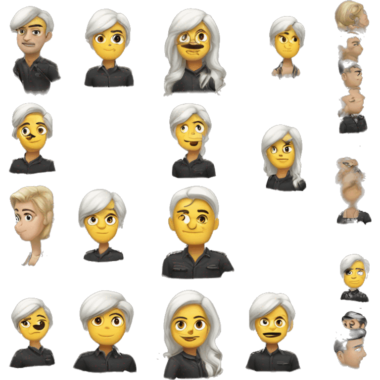 Спаниель черная в белую крапинку на задних ногах  emoji