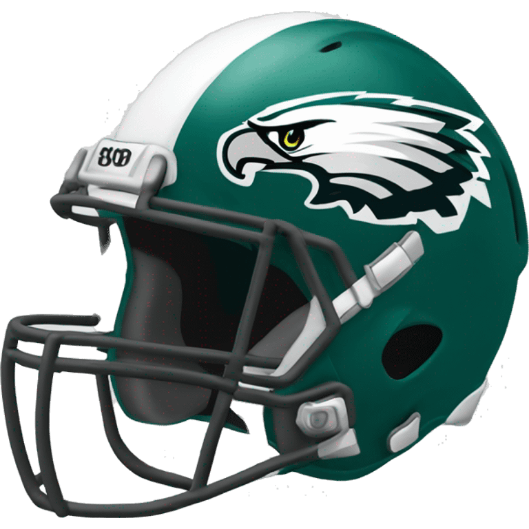 Philadelphia Eagles helmet facing left emoji