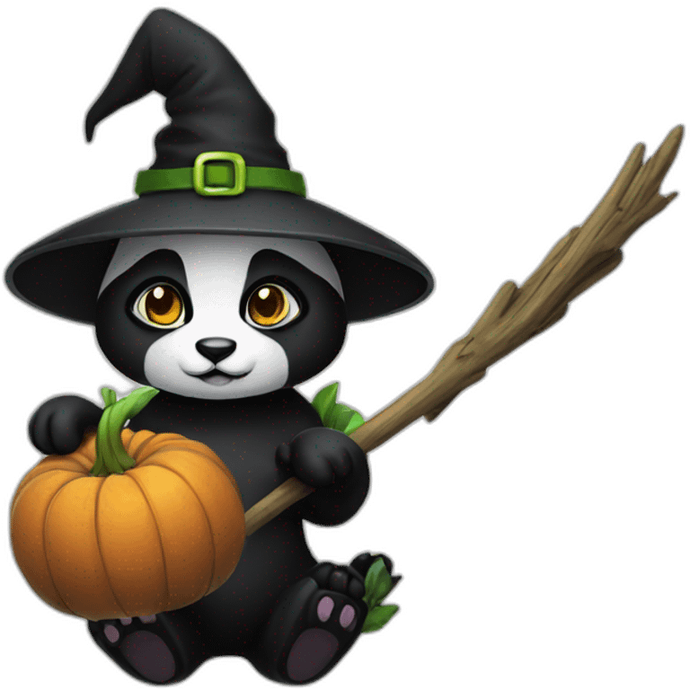 witch panda emoji