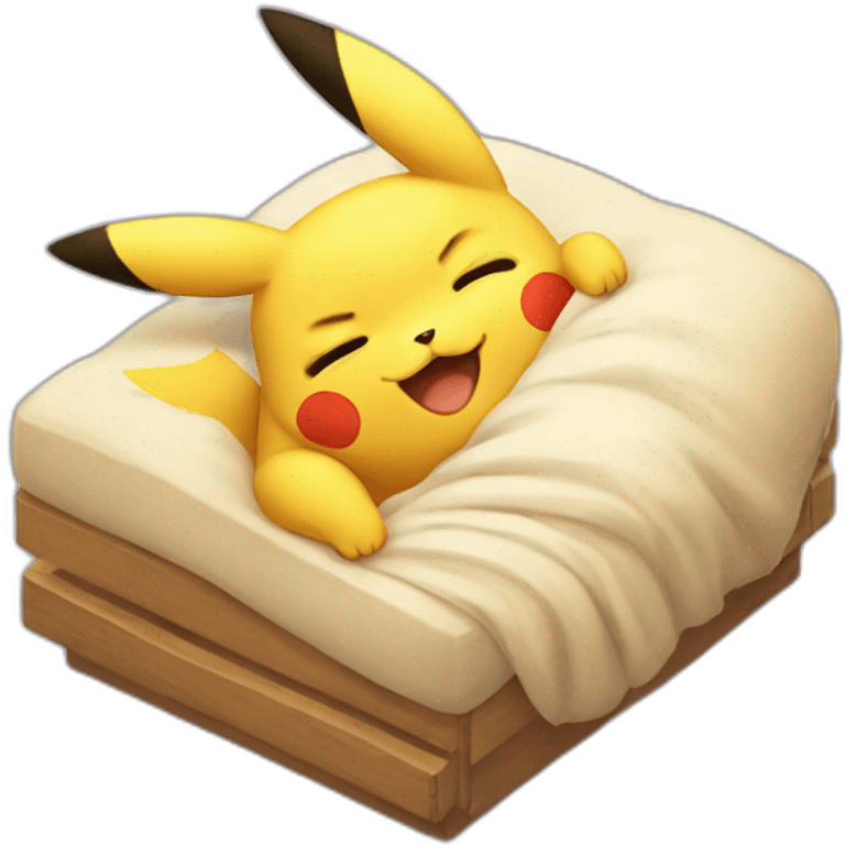 sleeping pikachu emoji