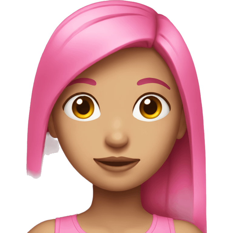 Girls pink emoji