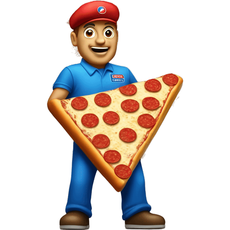 mega sized dominos pizza emoji