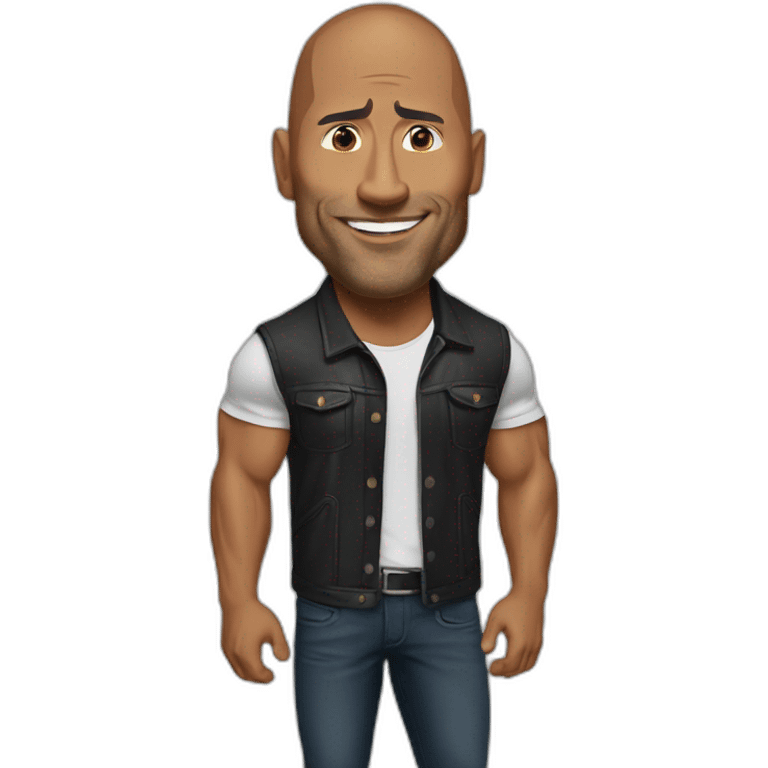 the rock🤨 emoji