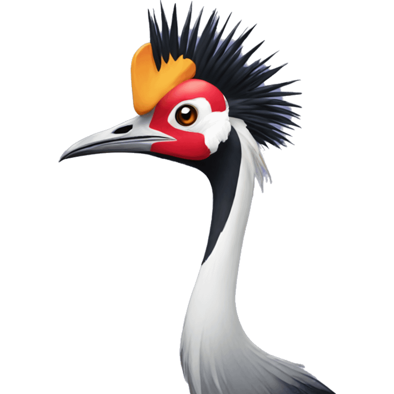 Crowned  crane emoji