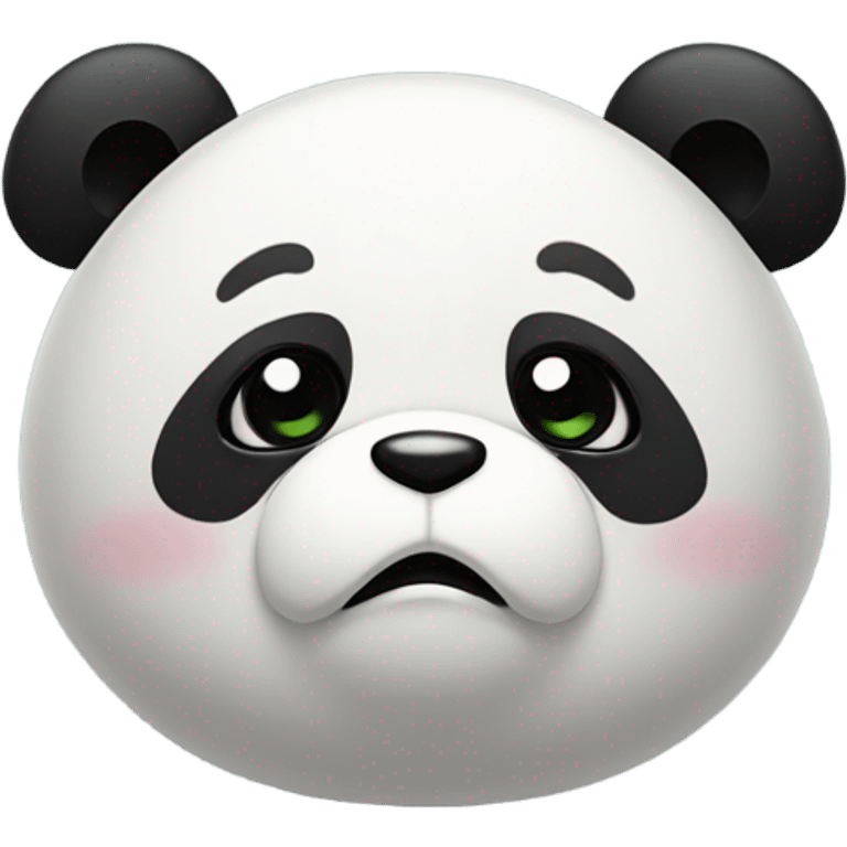 Sad panda reaching for hug  emoji