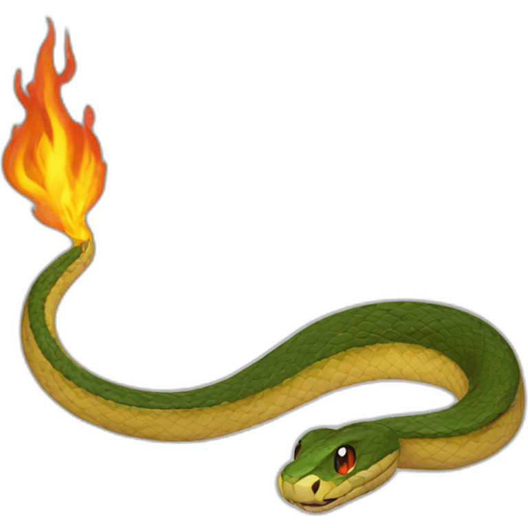 snake-fire emoji