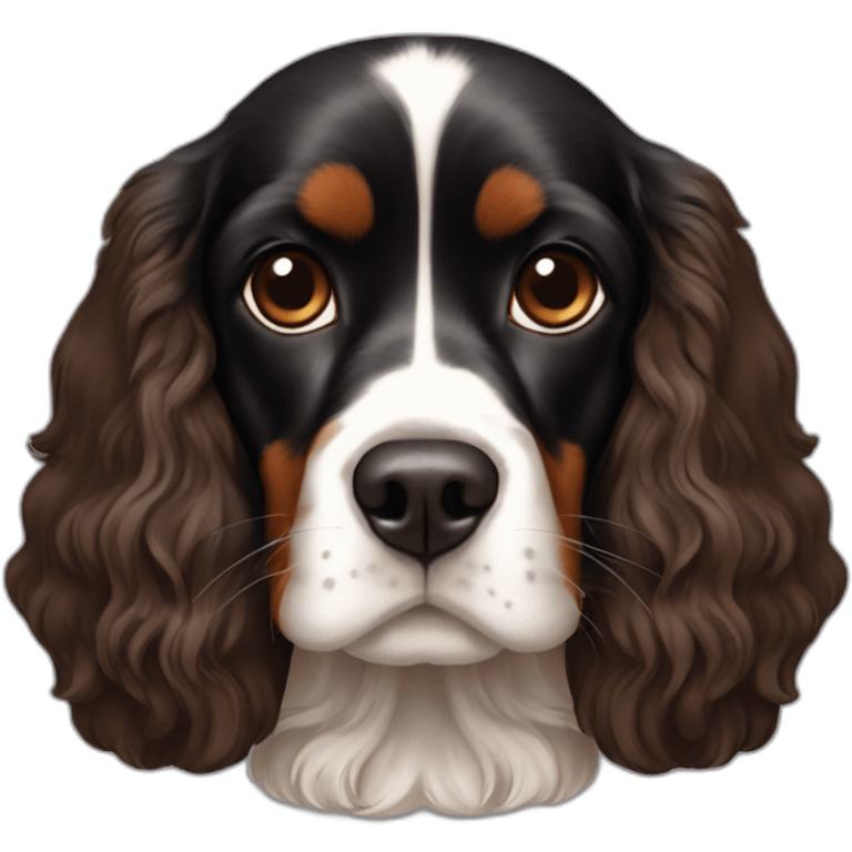 black-brown-cocker-spaniel-king-charles-cavalier emoji